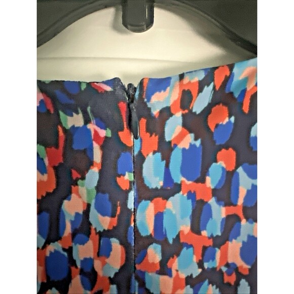 Donna Ricco Women's Twisted Asymmetrical-Hem Waist Knot Printed Dress Multi 8 - Picture 10 of 10